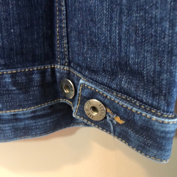 Tie & Dye Button Up Jean Jacket Small - Picture 3 of 8